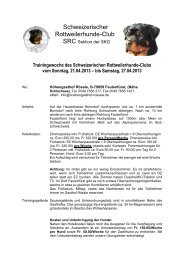 Schweizerischer Rottweilerhunde-Club