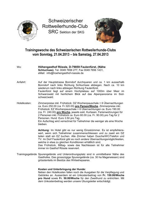 Schweizerischer Rottweilerhunde-Club