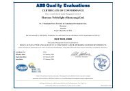 Heraeus Noblelight (Shenyang) Ltd. ISO 9001:2000