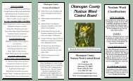 Okanogan County Noxious Weed Control Board