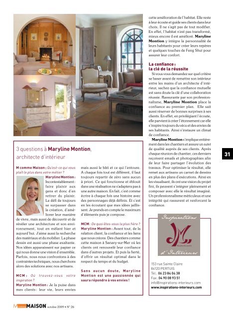 Le design aux petits oignons - M comme Maison