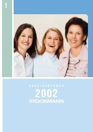 Vuosikertomus 2002 - Stockmann Group