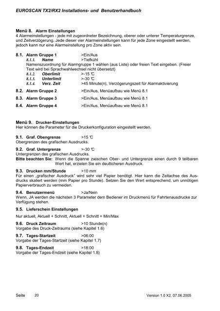 Euroscan Temperaturschreiber - Kiesling