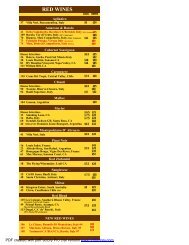 Wine List 2-22-13 - Carlucci's Italian Grill