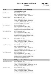 HETEC V-Trans I * DVI-VKM- Extender - HETEC Datensysteme ...