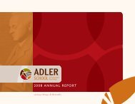 2008 annual report - Adler School of Professional Psychology