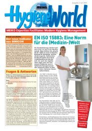 MEIKO Expertise Facilitates Modern Hygiene Management