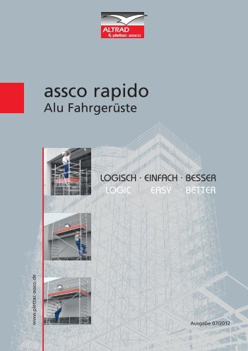 Fahrgerüst assco rapido 07.2012 - Kellershohn Leitern + Gerüste + ...