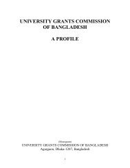 Brochure - University Grants Commission of Bangladesh