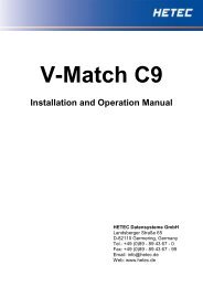 V-Match C9 - HETEC Datensysteme GmbH, Germering