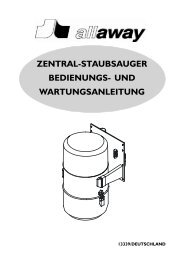 zentral-staubsauger bedienungs- und ... - Heinemann GmbH