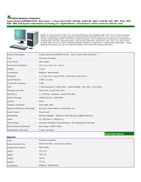 Fujitsu Siemens Computers - Visualis