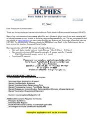 Volunteer & Internship Application. - Harris County Public Health ...