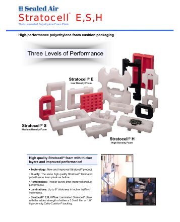 Stratocell E,S,H - Sealed Air Specialty Materials