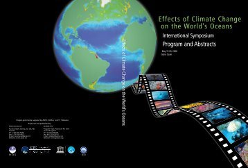 Effects of Climate Change on the World's Oceans - PICES
