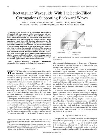 Rectangular Waveguide With Dielectric-Filled ... - IEEE Xplore