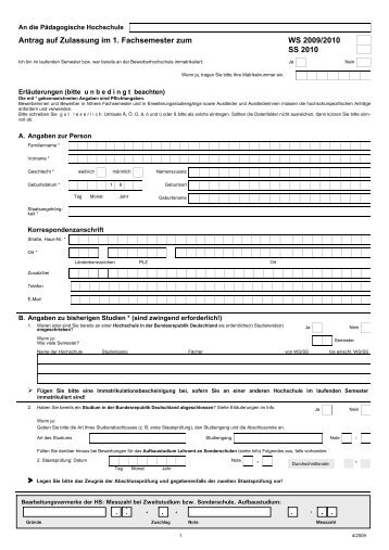 Antrag auf Zulassung im 1. Fachsemester zum WS ... - Md-phw.de
