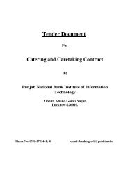 Tender Document - Punjab National Bank Institute of Information ...