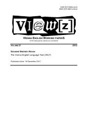 The Vienna English Language Test (VELT) - Department of English ...