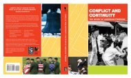 CONFLICT AND CONTINUITY - McCormick Foundation