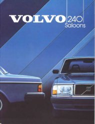 The 1984 Volvo 240 Saloons