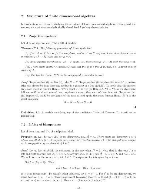 Lecture notes for Introduction to Representation Theory