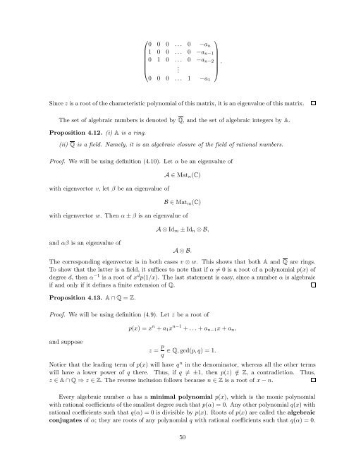 Lecture notes for Introduction to Representation Theory