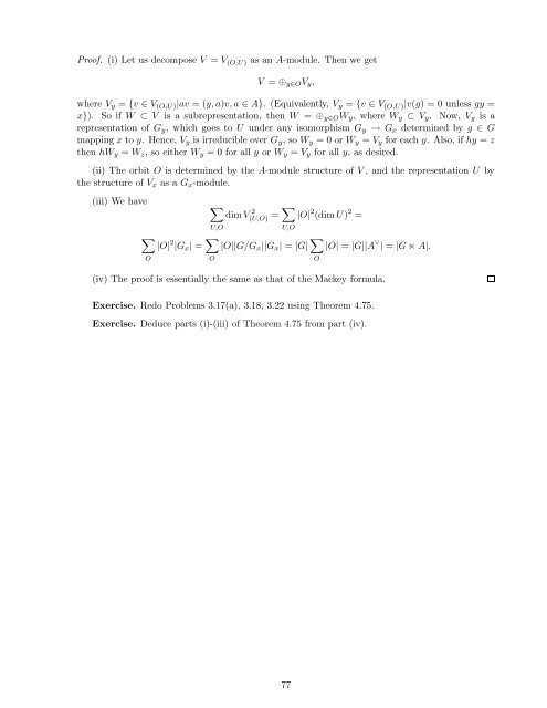 Lecture notes for Introduction to Representation Theory