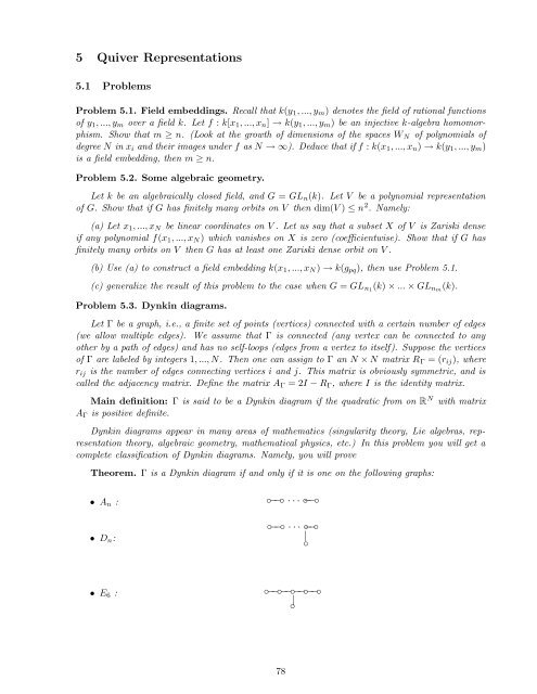 Lecture notes for Introduction to Representation Theory