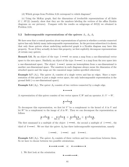 Lecture notes for Introduction to Representation Theory