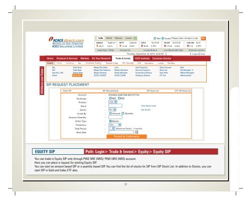 Demo Book on Online Investing - ICICI Direct