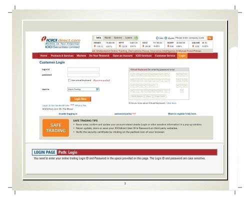 Demo Book on Online Investing - ICICI Direct