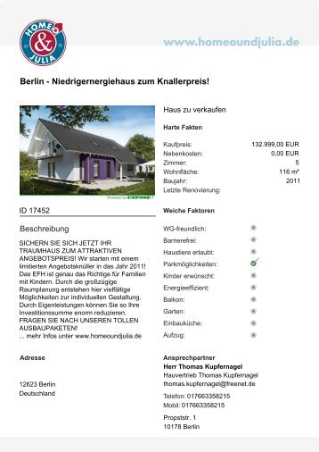 Niedrigernergiehaus zum Knallerpreis! - homeoundjulia.de