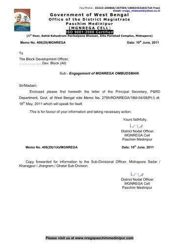 Engagement of MGNREGA OMBUDSMAN_Memo 408 dt 10.06.11