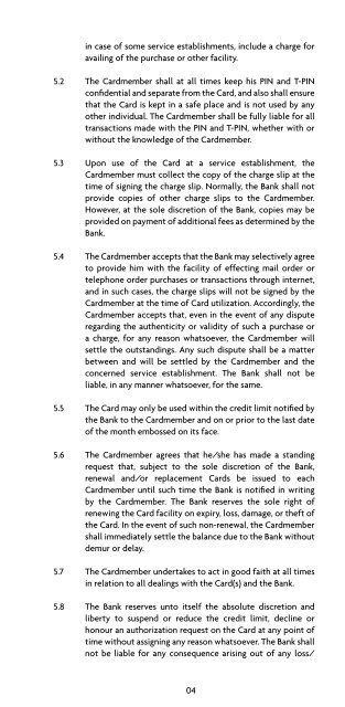 Cardmember Agreement 1 Definitions: - American Express Sri Lanka