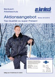 Aktionsangebot - Bardusch