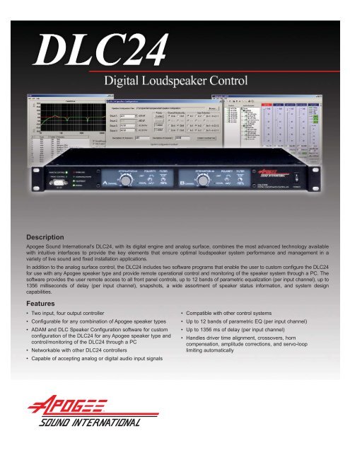 DLC24 Spec - Apogee Sound