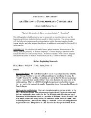 art history: contemporary chinese art - University of Pittsburgh ...