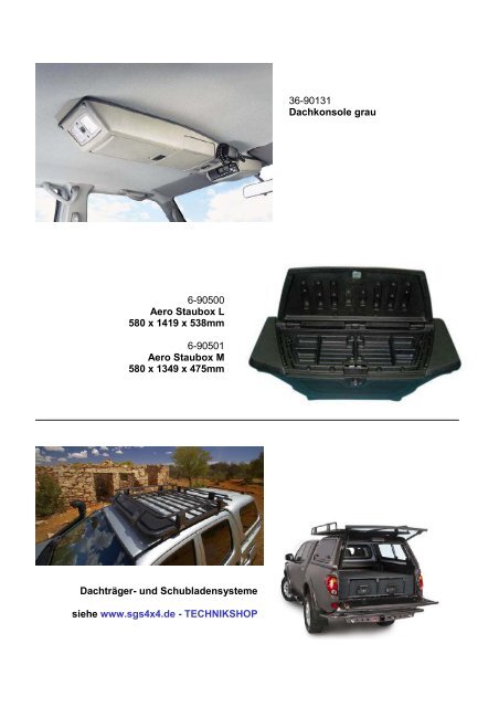 Isuzu D-Max TF 4WD Space Cab + Double Cab Bj. 2007- 06 ... - SGS