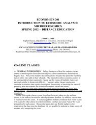 Course Syllabus - Distance Education - University of Oregon