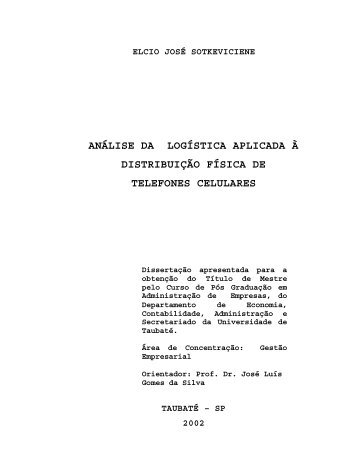 análise da logística aplicada à distribuição física de ... - Ppga.com.br