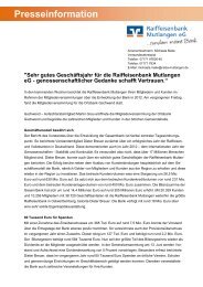 Mitgliederversammlung fÃ¼r die Ortsbank Gschwend - Raiffeisenbank ...