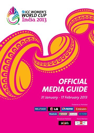 OFFICIAL MEDIA GUIDE - International Cricket Council