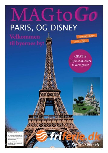 Paris, og disney - Dansk Fri Ferie