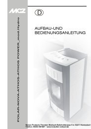 Handbuch MCZ Mercury Pelletofen - Nature Products Thorsten ...