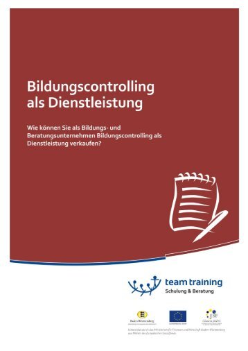 Bildungscontrolling als Dienstleistung? - ttg team training GmbH