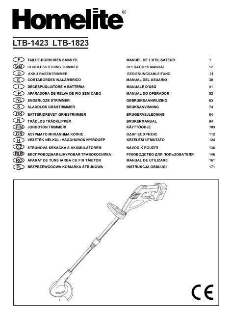 User manual Black & Decker GSL700 (English - 136 pages)