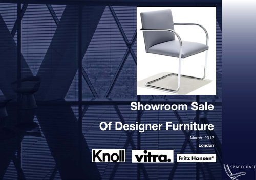 Showroom Sale Of Designer Furniture - Vitra Furniture, Knoll ...