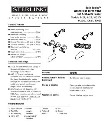 Specification Sheet - Sterling