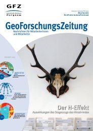 GeoForschungsZeitung - GFZpublic - Helmholtz-Zentrum Potsdam ...